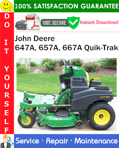 Thumbnail John Deere 647A, 657A, 667A Quik-Trak Service Repair Manual PDF Download ◆ Thumbnail John Deere 647A, 657A, 667A Quik-Trak Service Repair Manual PDF Download ◆