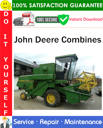Thumbnail John Deere Combines Service Repair Manual PDF Download (TM4387) ◆