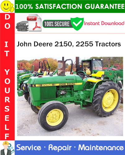 Thumbnail John Deere 2150, 2255 Tractors Service Repair Manual PDF Download ◆ Thumbnail John Deere 2150, 2255 Tractors Service Repair Manual PDF Download ◆
