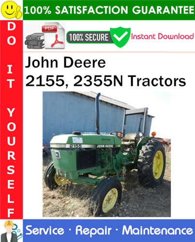 Thumbnail John Deere 2155, 2355N Tractors Repair Technical Manual PDF Download ◆ Thumbnail John Deere 2155, 2355N Tractors Repair Technical Manual PDF Download ◆