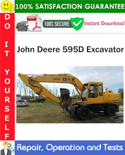 Thumbnail John Deere 595D Excavator Repair, Operation and Tests Technical Manual PDF Download ◆ Thumbnail John Deere 595D Excavator Repair, Operation and Tests Technical Manual PDF Download ◆