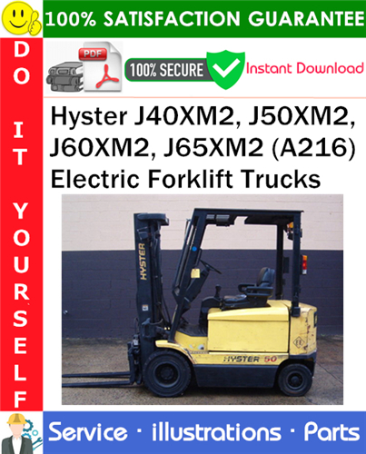 Thumbnail Hyster J40XM2, J50XM2, J60XM2, J65XM2 (A216) Electric Forklift Trucks Parts Manual PDF Download ◆ Thumbnail Hyster J40XM2, J50XM2, J60XM2, J65XM2 (A216) Electric Forklift Trucks Parts Manual PDF Download ◆