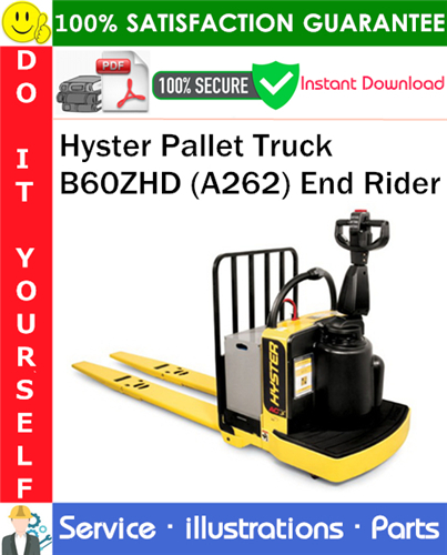 Thumbnail Hyster Pallet Truck B60ZHD (A262) End Rider Parts Manual PDF Download ◆