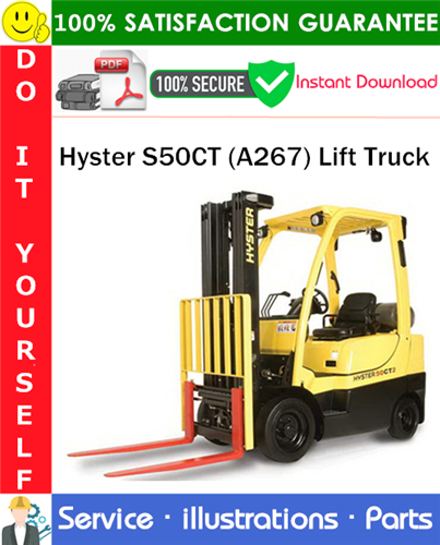 Thumbnail Hyster S50CT (A267) Lift Truck Parts Manual PDF Download ◆