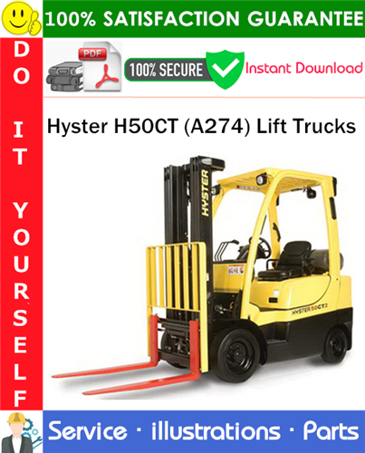 Thumbnail Hyster H50CT (A274) Lift Trucks Parts Manual PDF Download ◆
