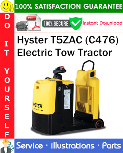 Thumbnail Hyster T5ZAC (C476) Electric Tow Tractor Parts Manual PDF Download ◆ Thumbnail Hyster T5ZAC (C476) Electric Tow Tractor Parts Manual PDF Download ◆
