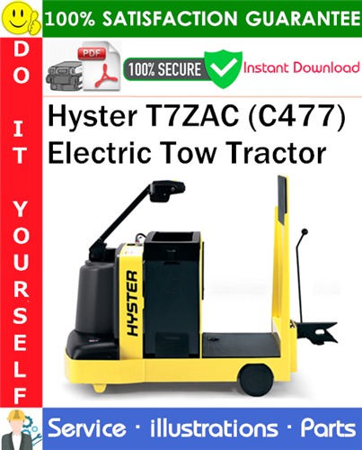 Thumbnail Hyster T7ZAC (C477) Electric Tow Tractor Parts Manual PDF Download ◆ Thumbnail Hyster T7ZAC (C477) Electric Tow Tractor Parts Manual PDF Download ◆