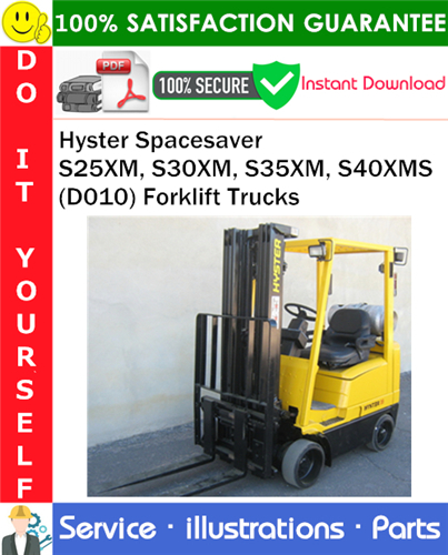 Thumbnail Hyster Spacesaver S25XM, S30XM, S35XM, S40XMS (D010) Forklift Trucks Parts Manual PDF Download ◆ Thumbnail Hyster Spacesaver S25XM, S30XM, S35XM, S40XMS (D010) Forklift Trucks Parts Manual PDF Download ◆