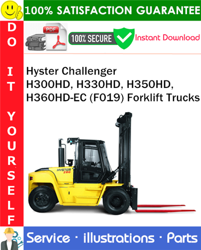 Thumbnail Hyster Challenger H300HD, H330HD, H350HD, H360HD-EC (F019) Forklift Trucks Parts Manual PDF Download ◆ Thumbnail Hyster Challenger H300HD, H330HD, H350HD, H360HD-EC (F019) Forklift Trucks Parts Manual PDF Download ◆