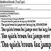 Thumbnail Free Font: Backhand Brush (True Type) Thumbnail Free Font: Backhand Brush (True Type)