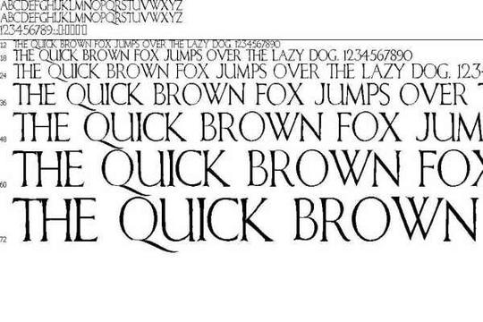 Product picture Free Font: CALIGULA DODGY (TRUE TPYE)