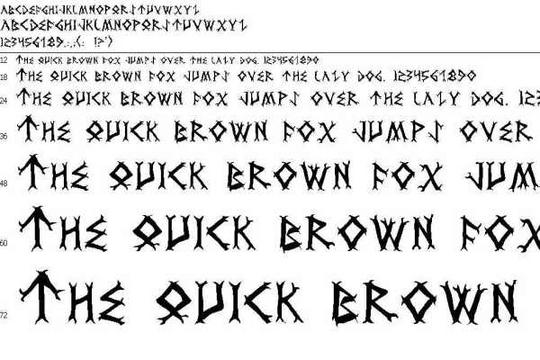 Product picture Myspace Font: DRAGON ORDER (TRUE TPYE)