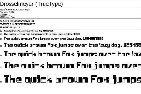 Product picture Free Font: Drosselmeyer (True Type)