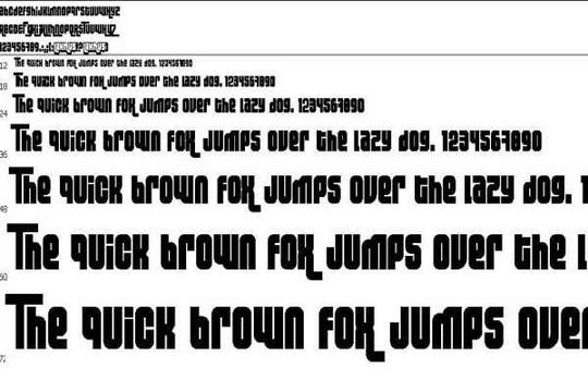 Product picture Gothic Font: LAKMUS FENOTYPE (TRUE TYPE)