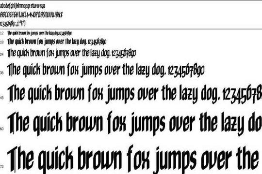 Product picture Download Free Font: OLDECHICAGO (TRUE TPYE)