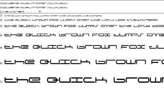 Product picture Gothic Font: CAPTAIN PODD (TRUE TPYE)