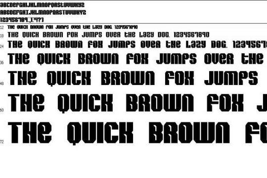 Product picture Free Font: REVERT (BRK) (TRUE TPYE)