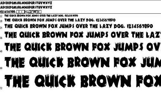 Product picture Download Font: ZombieA (True Type)