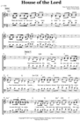 Thumbnail House of the Lord - Sheetmusic