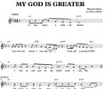Thumbnail My God is greater - Sheet music for Choir