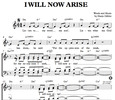 Thumbnail I will now arise - Hanjo Gäbler Sheet Music