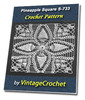 Thumbnail Pineapple Square S-733 Vintage Crochet Pattern eBook