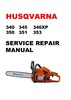 Thumbnail Husqvarna 340 345 346XP 350 351 353  Chainsaw Service manual