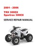 Thumbnail 2007-2009 TRX300EX Sportrax Service Repair Manual Thumbnail 2007-2009 TRX300EX Sportrax Service Repair Manual