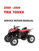 Thumbnail 2008-2009 TRX700XX Service Repair Workshop Manual Thumbnail 2008-2009 TRX700XX Service Repair Workshop Manual
