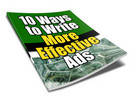 Thumbnail *NEW!* 10 Ways to Write More Effective Ads with PLR*