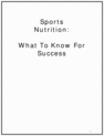 Thumbnail Sports Nutrition Secrets Uncovered