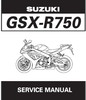 Thumbnail Suzuki GSX-R750 2006 Motorcycle Service Manual