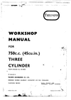 Thumbnail Triumph trident motorcycle T150 1972 shop service manual