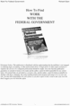 Thumbnail How to Find Work with The Federal Government Thumbnail How to Find Work with The Federal Government