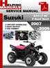 Thumbnail Suzuki ATV LT 90 Z Quad Sport 2007-2009 Service Repair Manual Download
