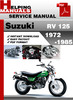 Thumbnail Suzuki RV 125 1972-1985 Service Repair Manual Download