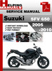 Thumbnail Suzuki SFV 650 2005-2010 Service Repair Manual Download