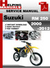 Thumbnail Suzuki RM 250 2003-2012 Service Repair Manual Download