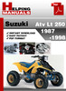 Thumbnail Suzuki ATV LT 250 1987-1998 Service Repair Manual Download