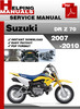 Thumbnail Suzuki DR Z 70 2007-2010 Service Repair Manual Download