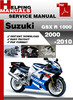 Thumbnail Suzuki GSX R 1000 2000-2010 Service Repair Manual Download