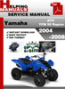 Thumbnail Yamaha ATV YFM 50 Raptor 2004-2008 Service Repair Manual Download