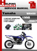 Thumbnail Yamaha WR450 1998-2007 Service Repair Manual Download
