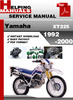 Thumbnail Yamaha XT225 1992-2000 Service Repair Manual Download