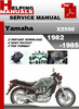 Thumbnail Yamaha XZ550 1982-1985 Service Repair Manual Download Thumbnail Yamaha XZ550 1982-1985 Service Repair Manual Download