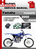 Thumbnail Yamaha YZ250FR 2000-2009 Service Repair Manual Download