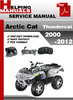 Thumbnail Arctic Cat Thundercat 2000-2012 ATV Service Repair Manual Download