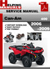 Thumbnail Can-Am 400 2006-2009 Service Repair Manual Download