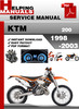Thumbnail KTM 200 1998-2003 Service Repair Manual Download