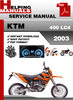 Thumbnail KTM 400 LC4 2003 Service Repair Manual Download